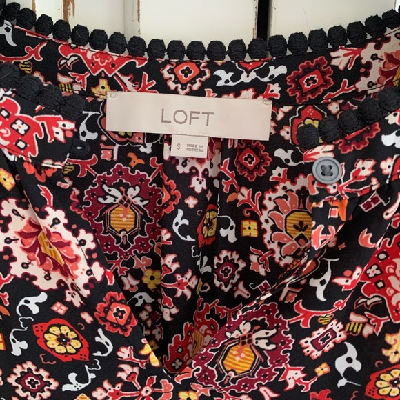 LOFT Long sleeve blouse small - Picture 3 of 5